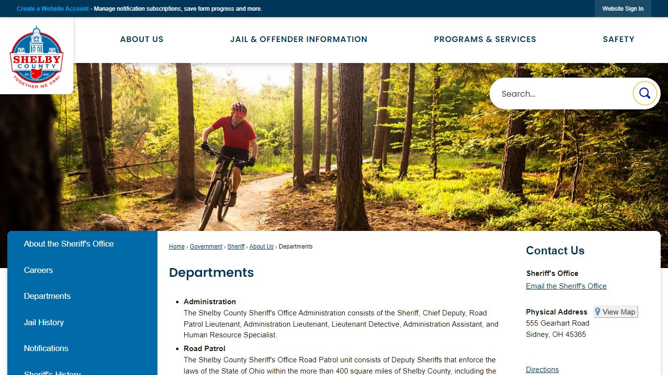 Departments | Shelby County Commissioner’s Office, OH